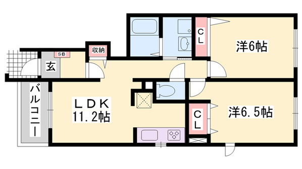 アルモニー メゾンⅡの物件間取画像
